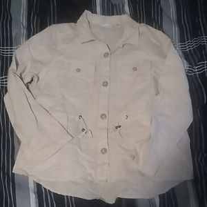 Liz Claiborne button-down linen